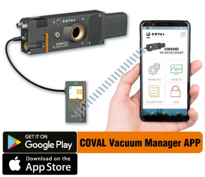 Neue mehrstufige Vakuumpumpen-Baureihe CMS HD VX von Coval mit zusätzlicher Intelligenz und Kommunikationsfähigkeit