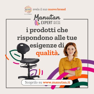 Manutan lancia il nuovo marchio Manutan EXPERT sinonimo di qualità garantita 10 anni al miglior prezzo
