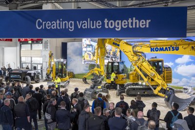 Komatsu at Bauma